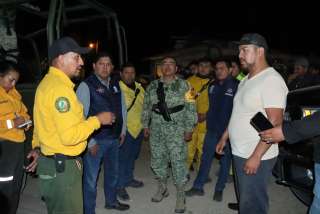Trabajan de forma coordinada para sofocar incendio en El Tepozán Cadereyta