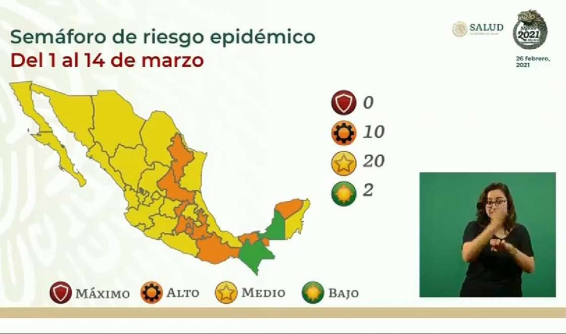 Hidalgo pasa a semáforo sanitario amarillo