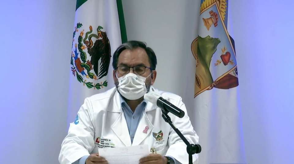 Alejandro Benítez Herrera, secretario de salud en Hidalgo, ofreció los lineamientos..