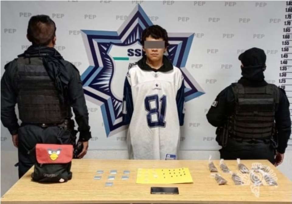 Captura Policía Estatal a presunto distribuidor de droga de “El Moi”.