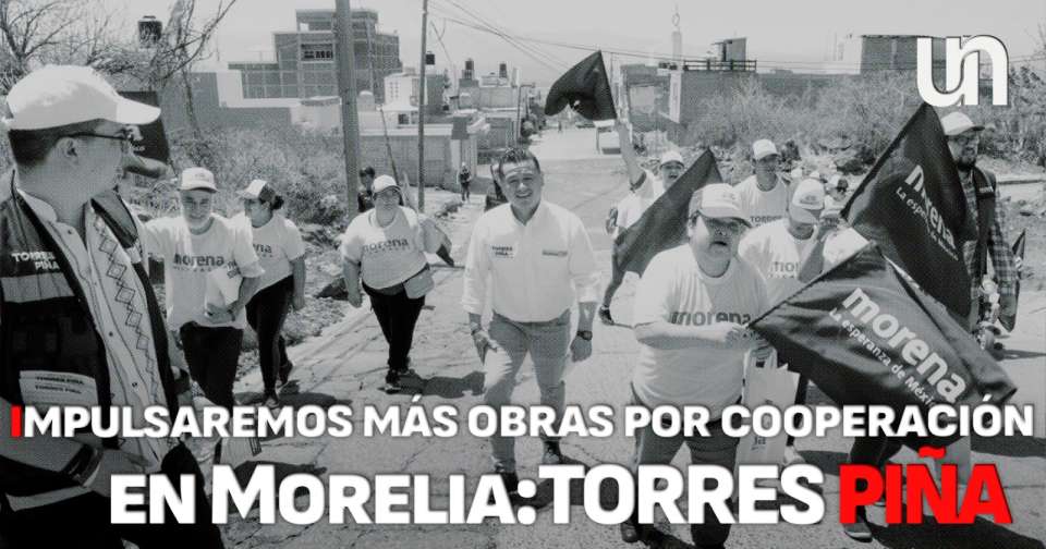 Con participación ciudadana impulsaremos más obras por cooperación en Morelia: Torres Piña