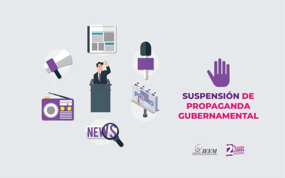 #IEEM | Obligatorio suspender propaganda gubernamental, ante inicio de campañas políticas