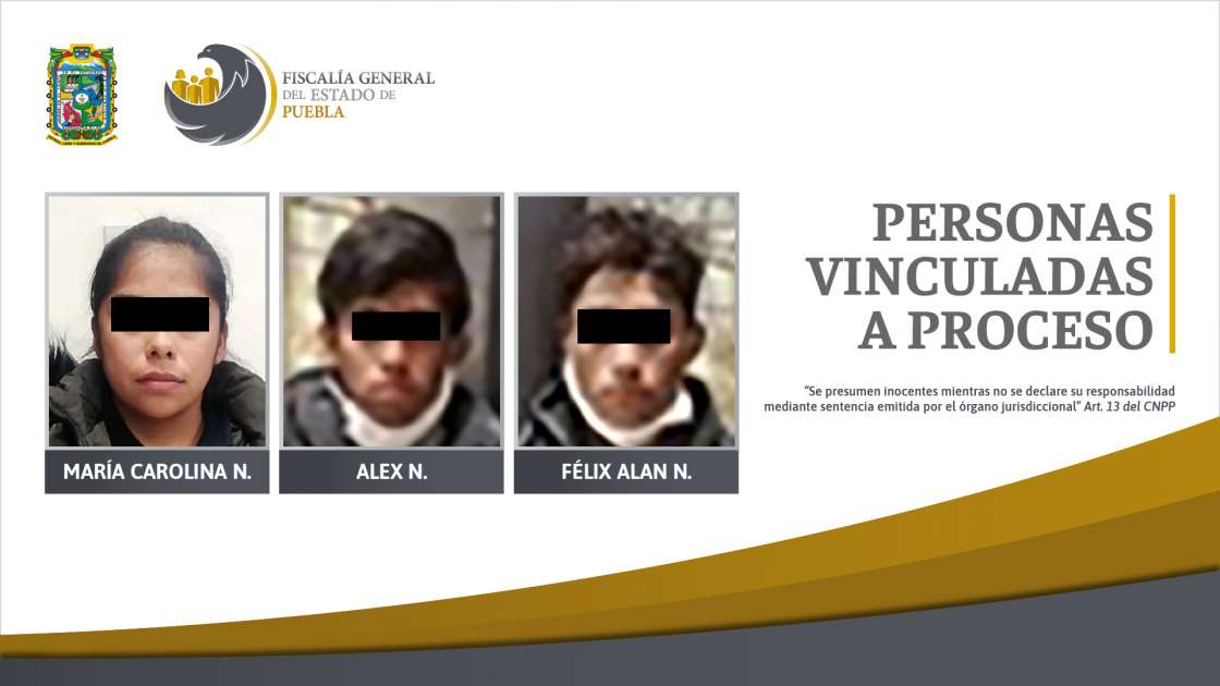 Fiscalía Puebla obtuvo vinculación a proceso de tres personas por robo de cable de telefonía