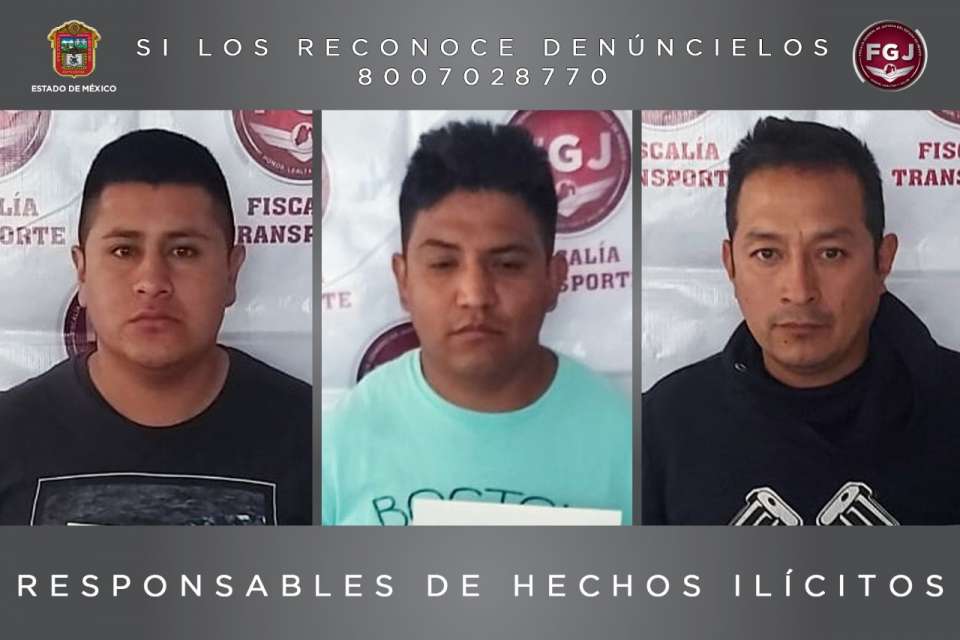 Condenan a siete años de prisión a individuos que intentaron robar un vehículo con mercancía en Chimalhuacán