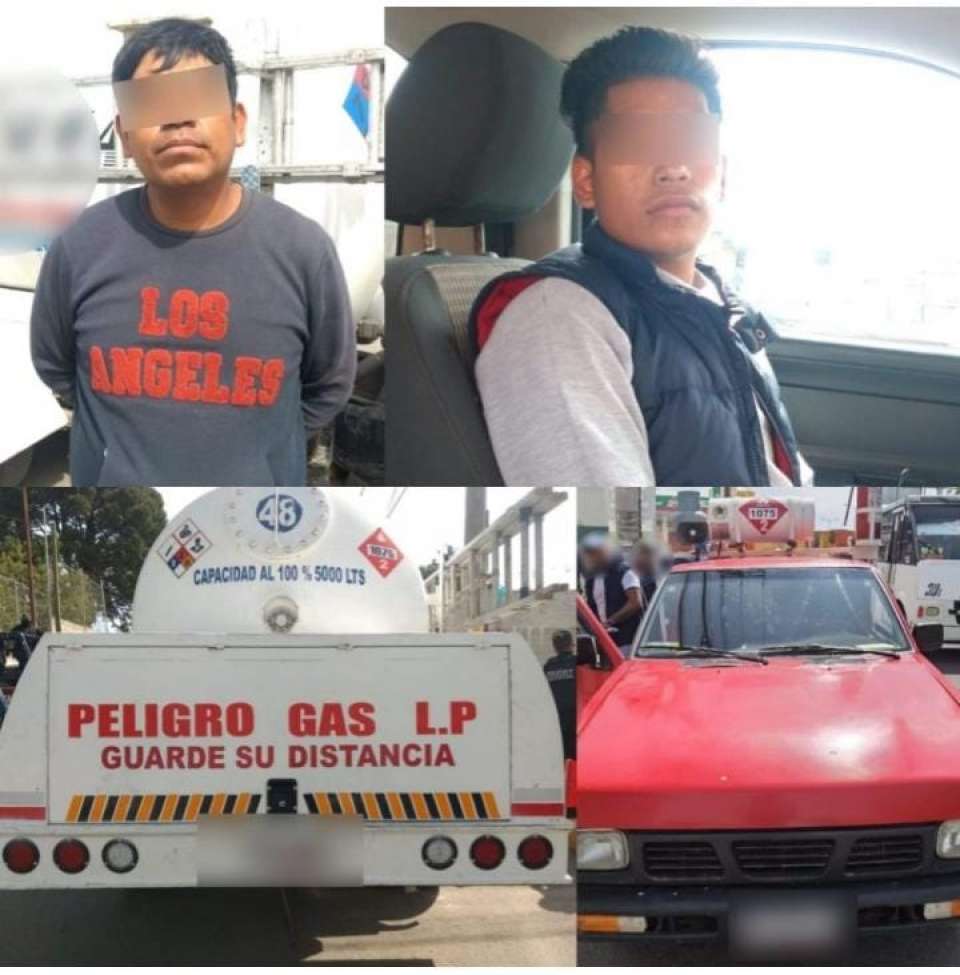 Por presunta posesión ilegal de combustible, SSP detiene a cinco personas.