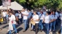 Marchan 5 mil personas en la capital de Puebla para conmemorar el Día del Trabajo